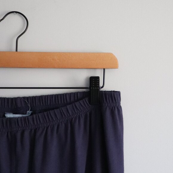 April Cornell Womens Blue Sz L Pull On Stretch Plaid Patchwork Comfy Pj Pants‎ - Picture 4 of 11